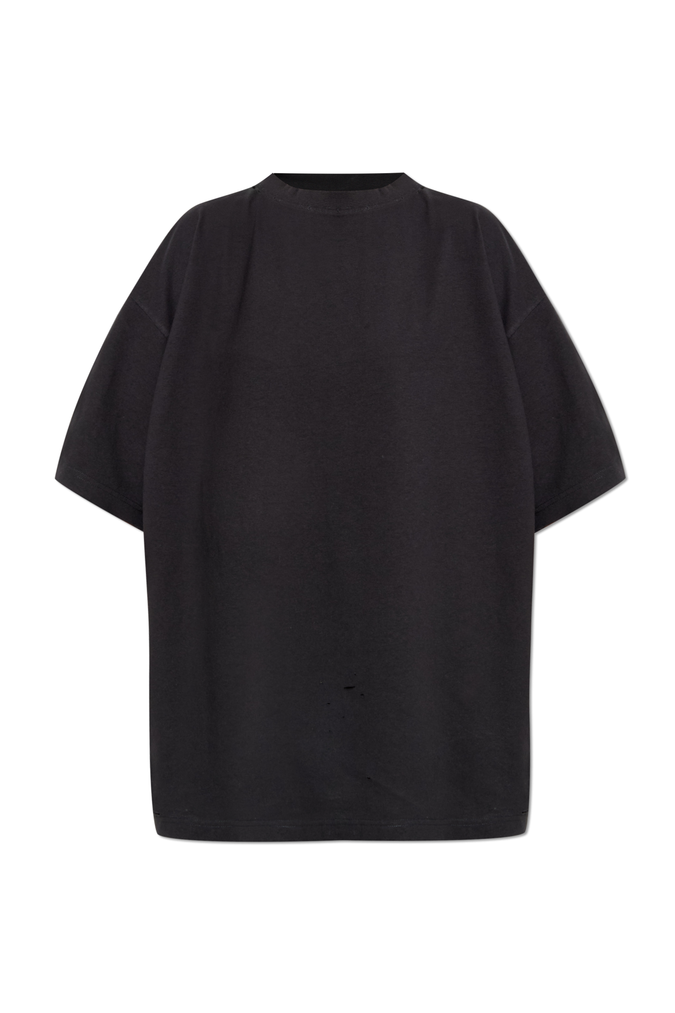 Black T-shirt with a vintage effect Balenciaga - Vitkac Italy